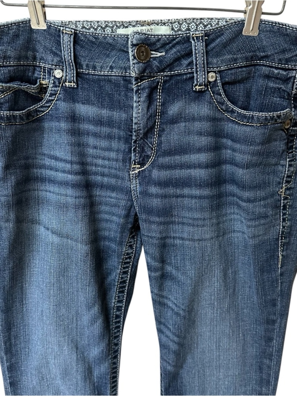 Ariat Women's REAL Perfect Rise Halyn Boot Cut Jeans 31 L - Picture 4 of 10